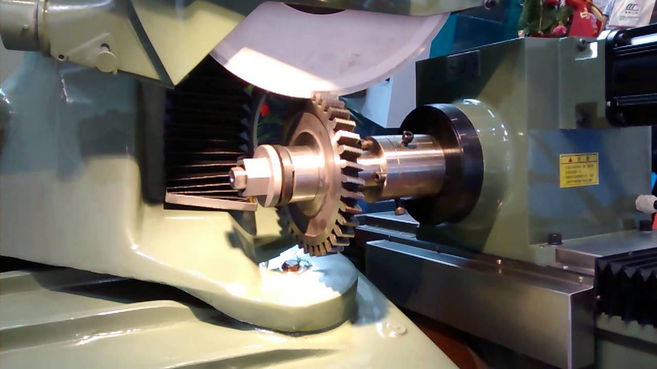Helical gear grinding YouTube