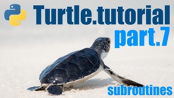Python Turtle Tutorial - Lesson 7 - Subroutines