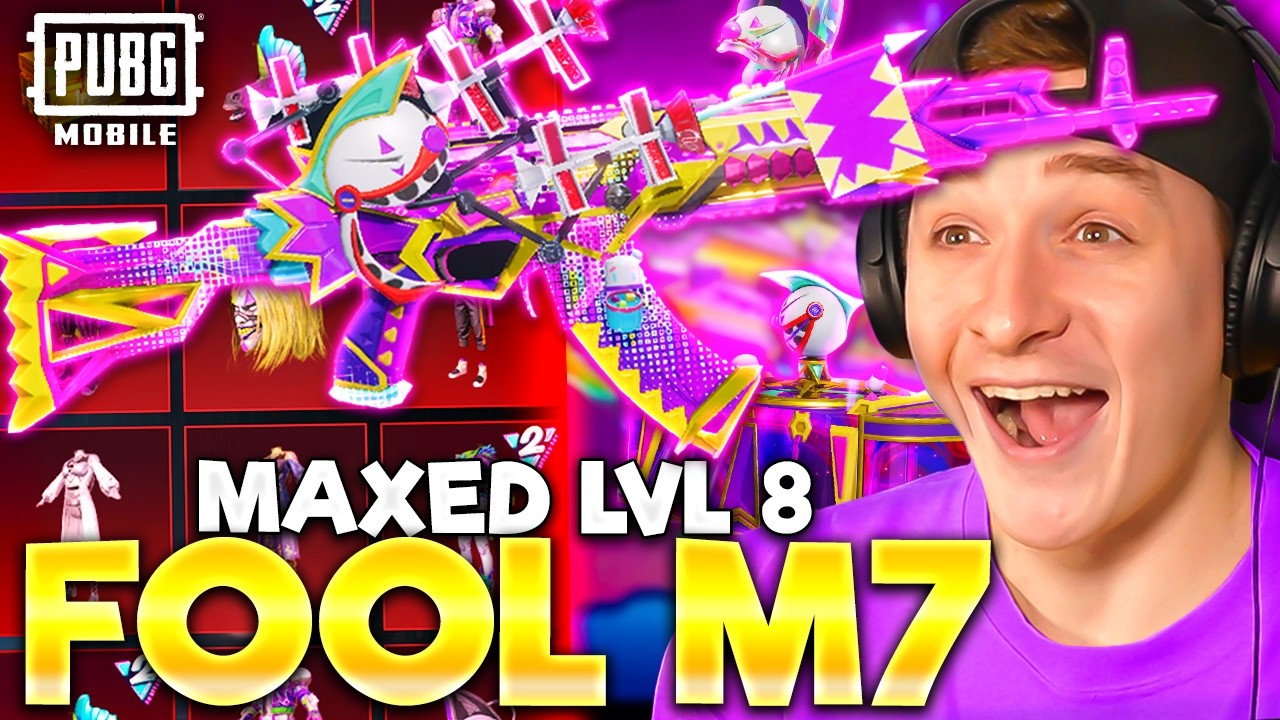 FINALLY MAXED THE FOOL M7 GLORIOUS GUN LAB! PUBG MOBILE