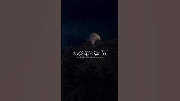 سورة النجم أية 39، وأن ليس للإنسان إلا ما سعى، Surah Najm Verse 39