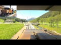 ★ 4K Filisur - Davos Platz - Filisur, cab ride in a 90 year old locomotive, newest & oldest[07.2020]