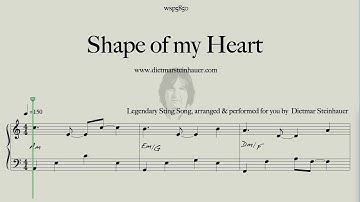 Shape of my Heart  -  Easy Piano  -  Sting