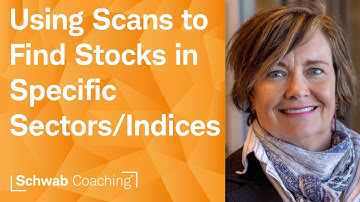 Using Scans to Find Uptrending Stocks In Specific Sectors | thinkScript Studies on thinkorswim