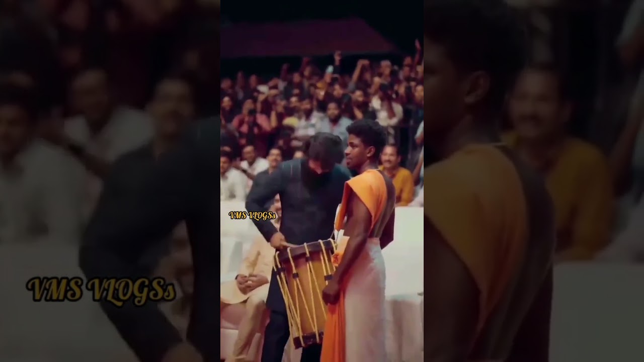 Actor Vikram playing drums in ponniyan Selvan launch 😍😍