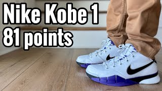 Nike Kobe 1 Protro 81 Points Review & On Feet