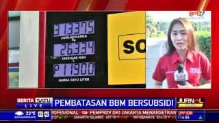 Seluruh SPBU di Jalan Tol Tak Jual BBM Bersubsidi