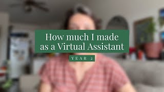 How Much I Made as a Virtual Assistant: Year 2
