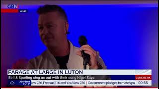 Bell & Spurling Perform On The Farage Show In Luton Gb News . Nigel Says