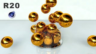 Cinema 4D Tutorial Beginner - Bubble & Soft Body Animation ( Basic ) screenshot 5