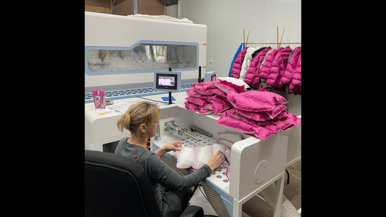 Производство пуховиков под вашим брендом - YouTube