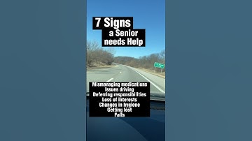 7 Signs a Senior needs Help #familycaregiver #familysupport #family #aging