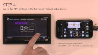 Kenwood smartphone control setup to Android. screenshot 1