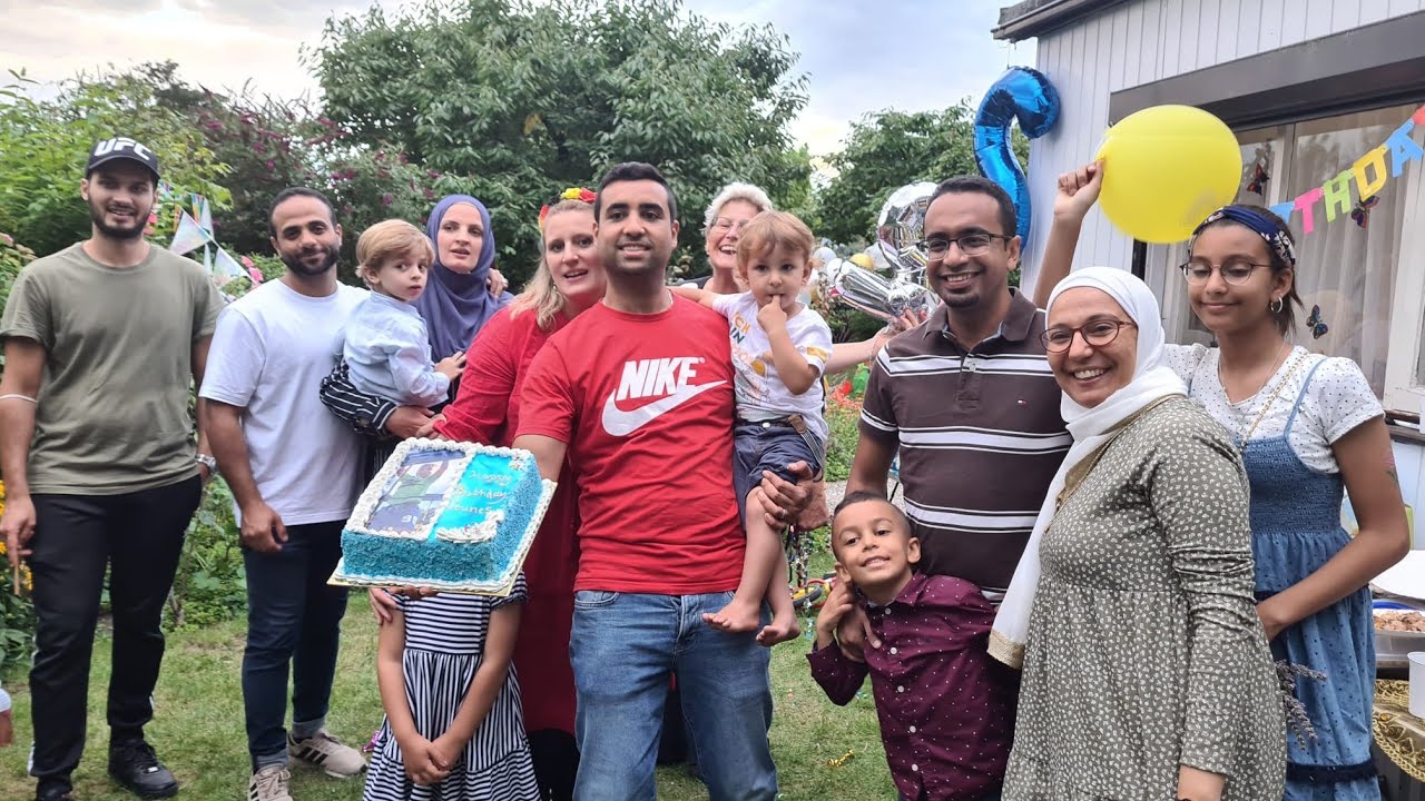 أول عيد ميلاد مصري في المانيا ☝🥳 الشبح يونس | مصري في المانيا