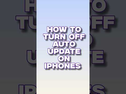 Stop iPhone Auto Update in 10 Secs (iOS 18)