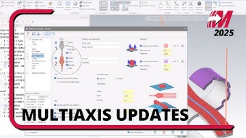 New Multiaxis Toolpath Updates in Mastercam 2025