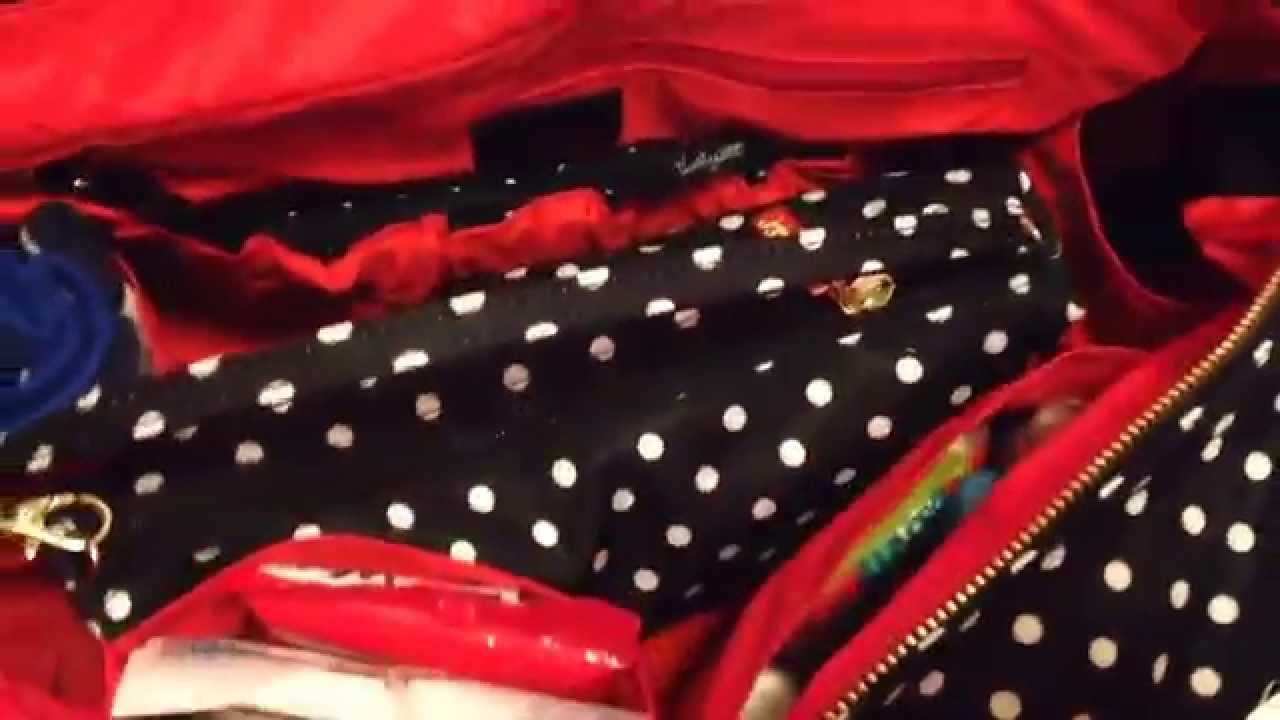 Packing video for the Kate Spade Stevie diaper bag! - YouTube