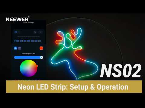 NS02 Neon LED Strip: Setup & Operation