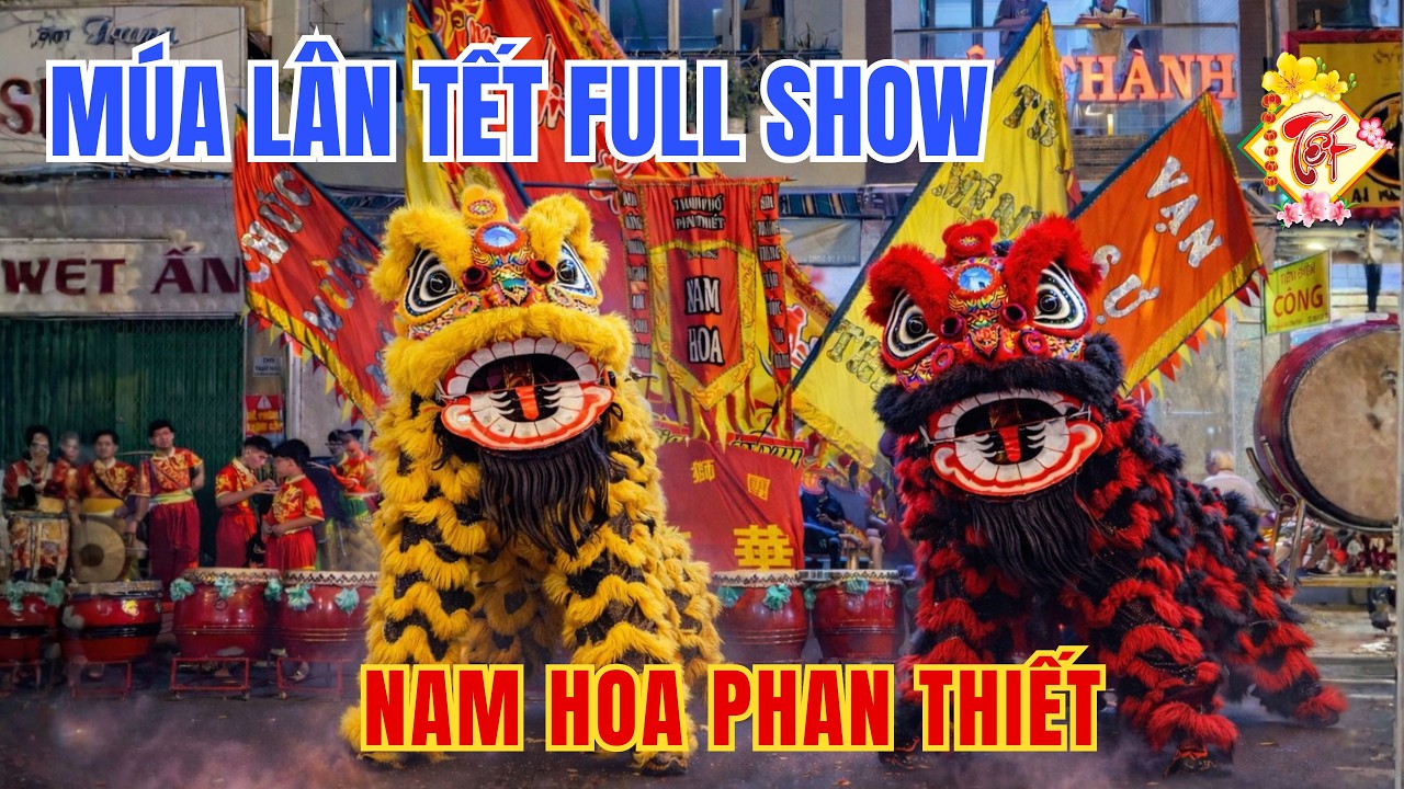 🥁 Đoàn Nam Hoa Múa Lân Tại Đường Nguyễn Huệ Mùng 4 Tết 2026 – Không Khí Bùng Nổ! 🔥