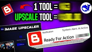 Create an IMAGE UPSCALER Tool (No Coding Needed)