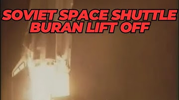 Soviet Space Shuttle Buran Launch [Close up Cameras w Sound 1988] 🚀