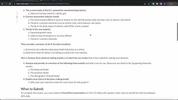 BUS 225 - Project Two Lecture
