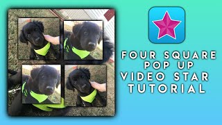 FOUR PHOTO POP UP| Video Star Tutorial