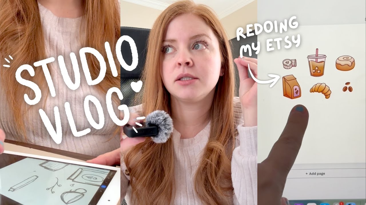 Realistic ✨ week rebuilding my etsy art shop | I will be successful selling my art this year