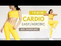 10min Easy Cardio But BURN Like Crazy No Jump Fun Sweaty Slim Body 