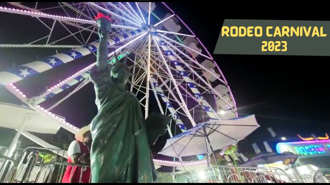 Houston Rodeo Carnival 2023 NRG stadium Dangerous Rides lot of Fun and