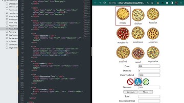 Pizza Ordering System using JavaScript