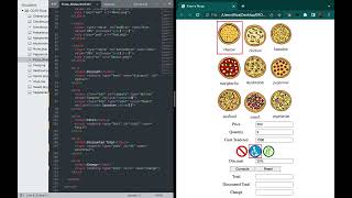 Pizza Ordering System using JavaScript
