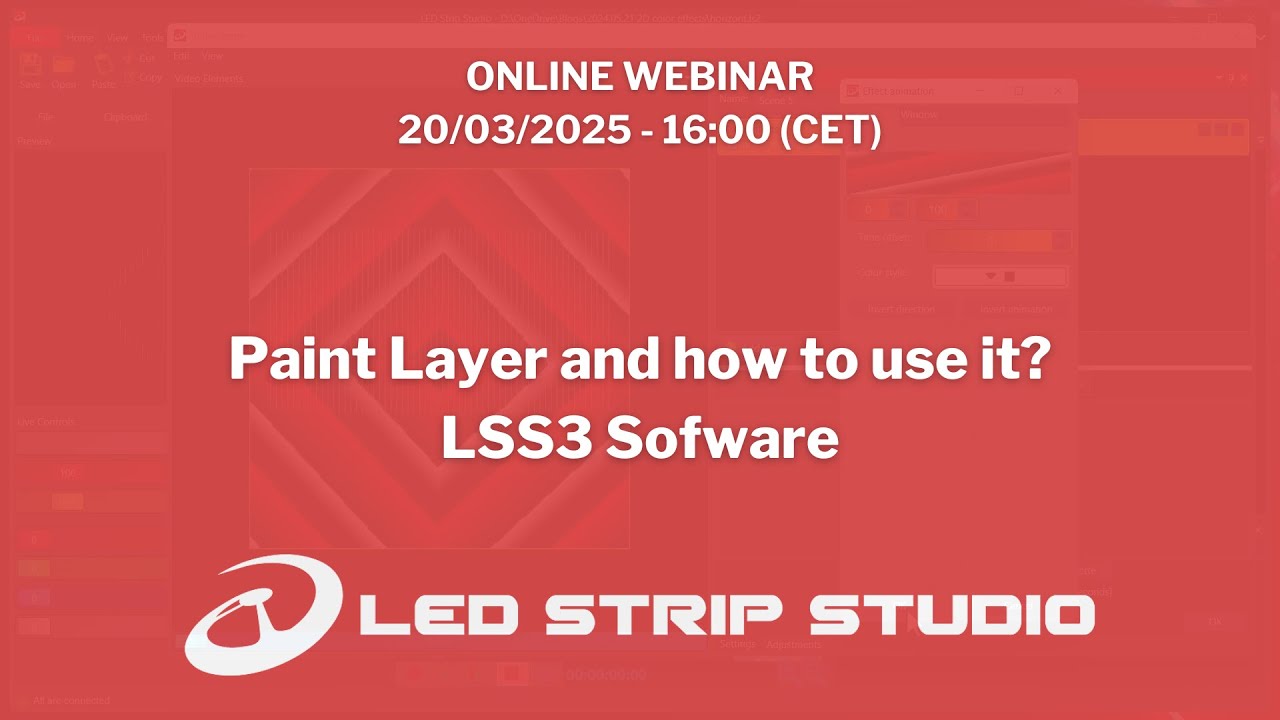 Paint with a brush on your LED pixels! Webinar - Paint layer - YouTube