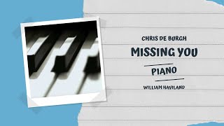 Chris de Burgh: Missing You [piano solo]