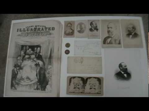 James Garfield Artifacts/Memora...