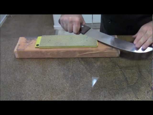 How to sharpen Butcher knives 