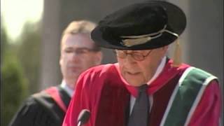 Convocation 2012: Citation by Professor Emeritus John Wadland