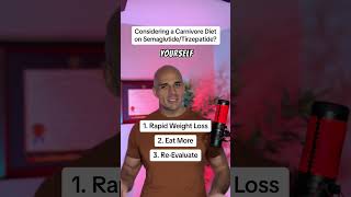 Considering carnivore diet on Semaglutide/Tirzepatide? #weightloss #health #tirzepatideweightloss #c