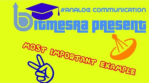 *important* solved problems on Amplitude Modulation