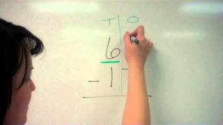 subtracting using algorithm