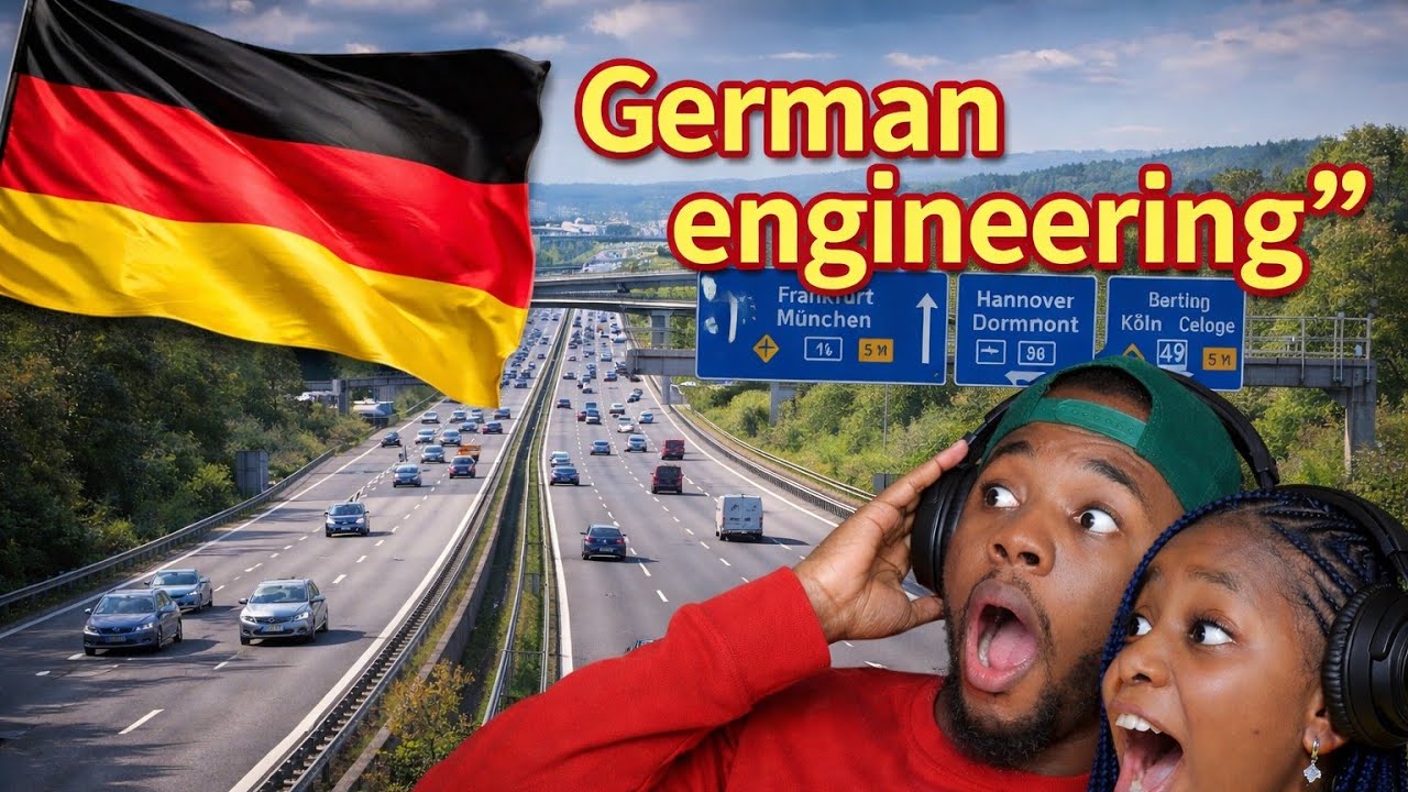 African Couple Reacts to Germany’s Incredible Autobahn System