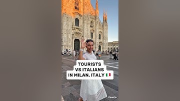 Tourists vs Italians in Milan, Italy 🇮🇹 filmed with @XbotGo