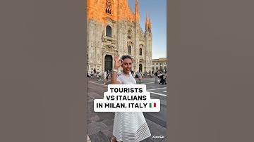 Tourists vs Italians in Milan, Italy 🇮🇹 filmed with @XbotGo