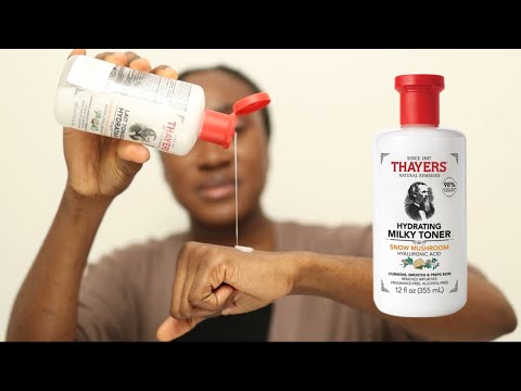 Thayers Milky Hydrating Face Toner Review and Application