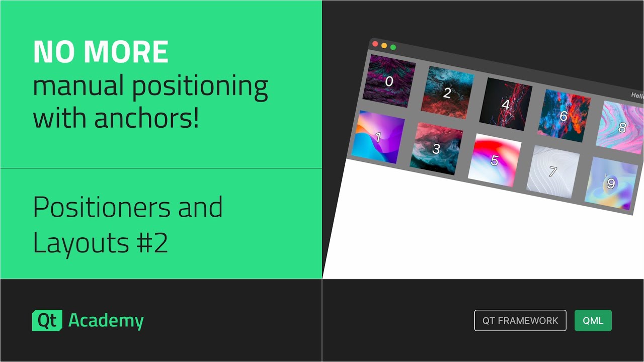 Master QML Positioners: Row, Column, Grid & Flow | Positioners and Layouts #2