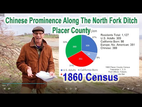 1860 Chinese Residents Along The North Fork Ditch in Placer County