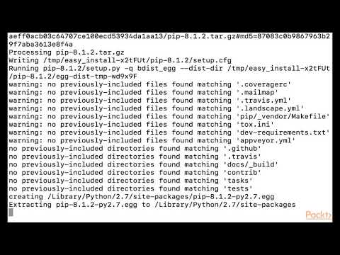 1 3 Installation on Mac OSX   Machine Learning with TensorFlow Video