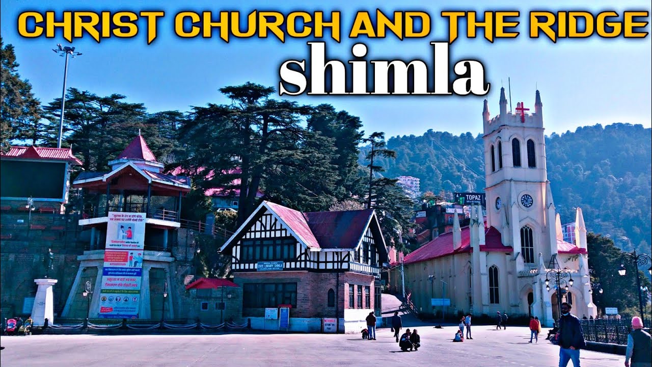 Shimla Ridge Church Christ church Shimla👌Mall road Shimla 😱The Ridge Shimla 🗻 The best and ...