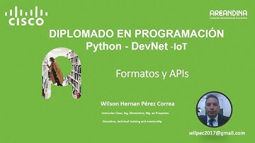 Clase 15 Formatos XML, JSON, YAML Para uso de APIs y configuración de Red, parte 1