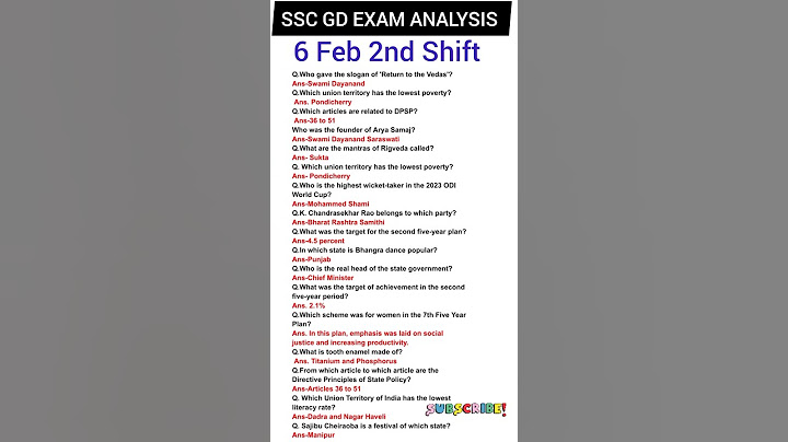 SSC GD EXAM ANALYSIS 2025|6 Feb 2nd Shift|SSC GD paper analysis today#sscgd#ssc#shorts#gkgs