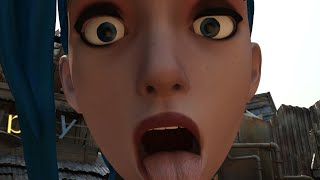 Giantess Jinx Con Efectos